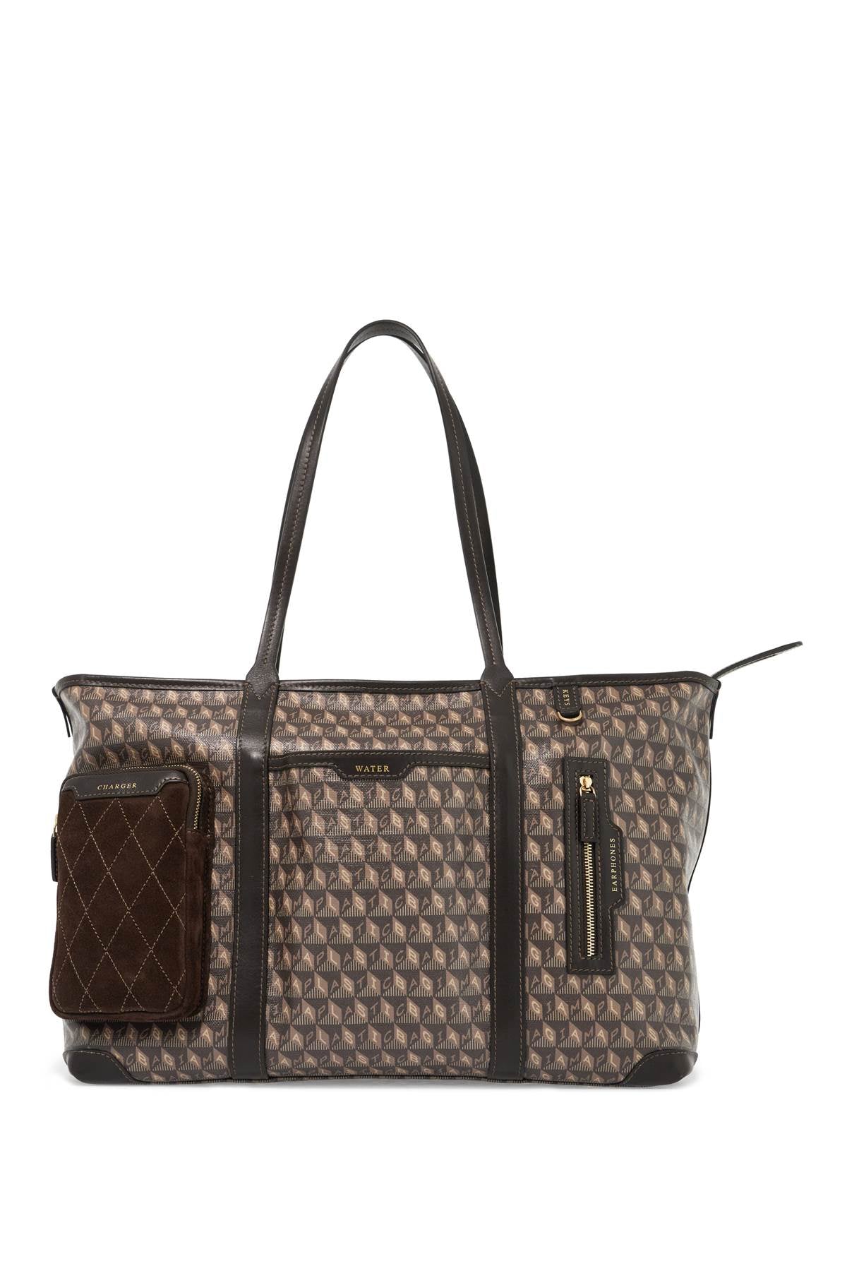 Anya Hindmarch "i Am A Plastic Bag In Flight Tote   Brown