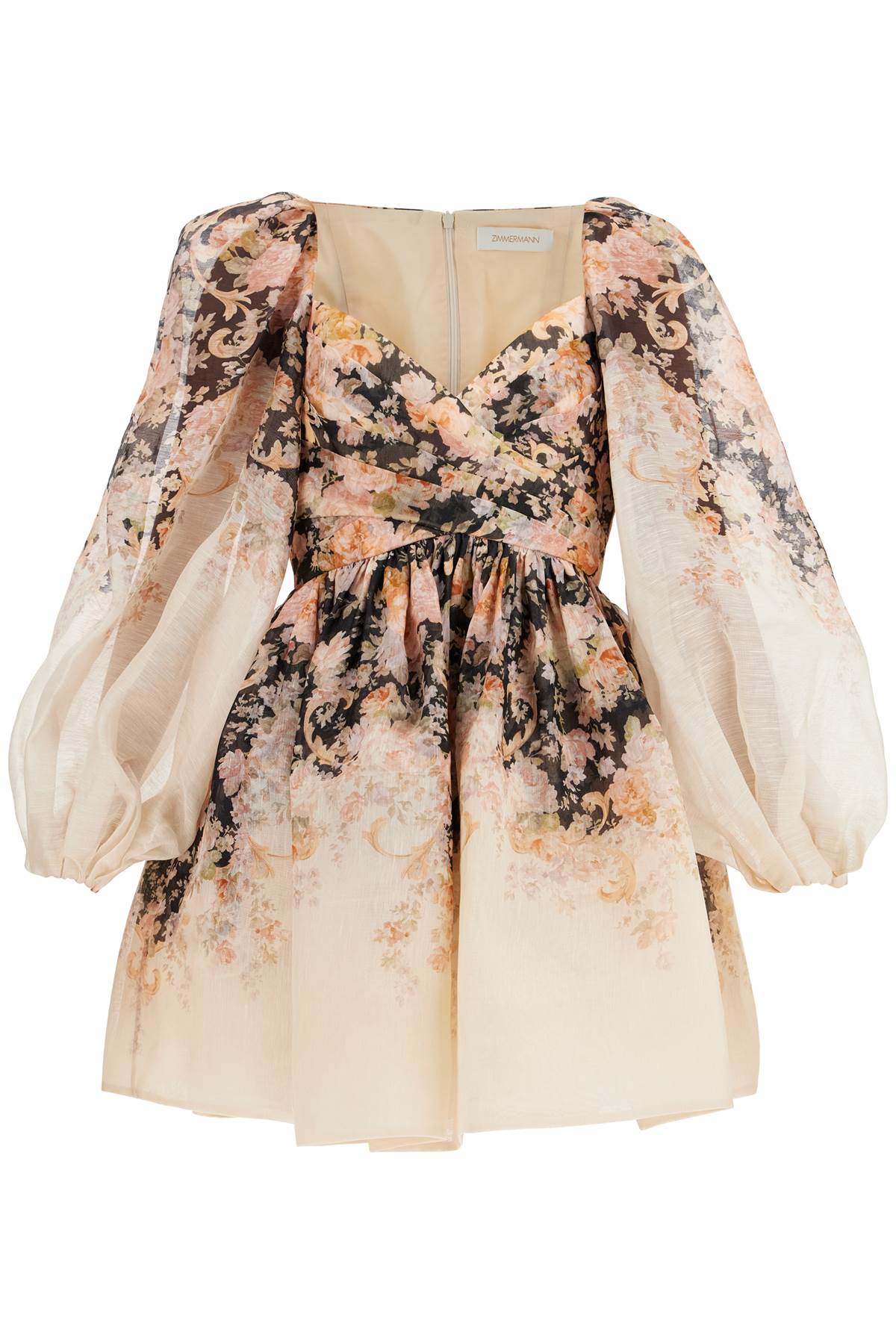 Zimmermann floral mini dress illustr - VivaceVenus