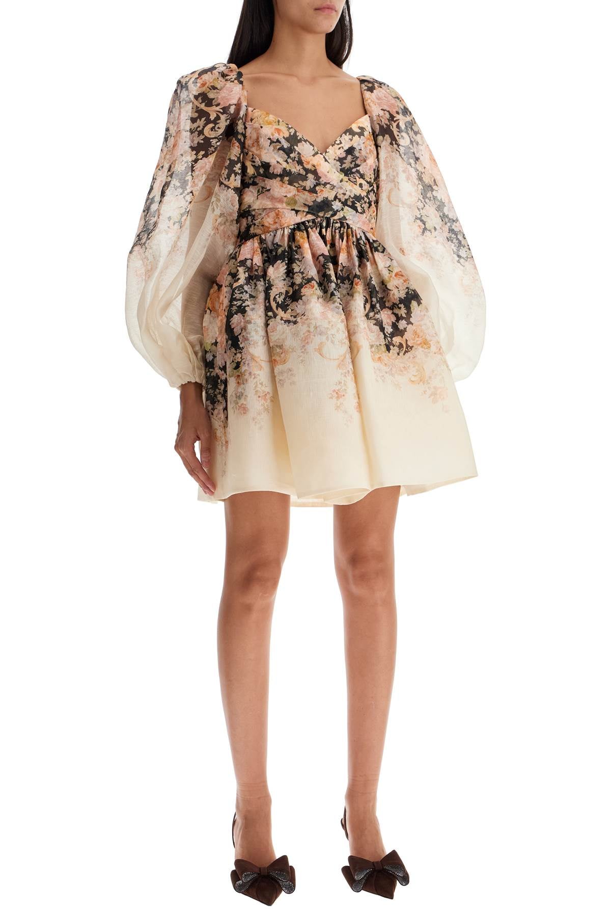 Zimmermann floral mini dress illustr - VivaceVenus