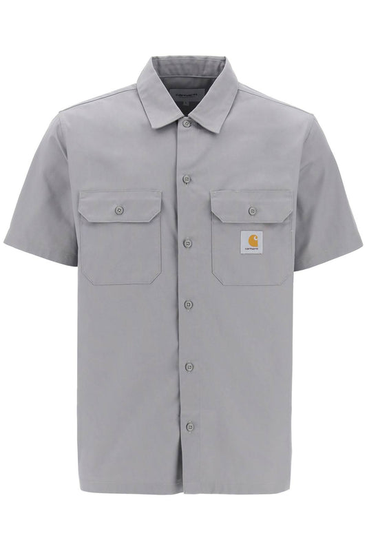 Carhartt Wip Short Sleeved S/S Master Shirt   Grey