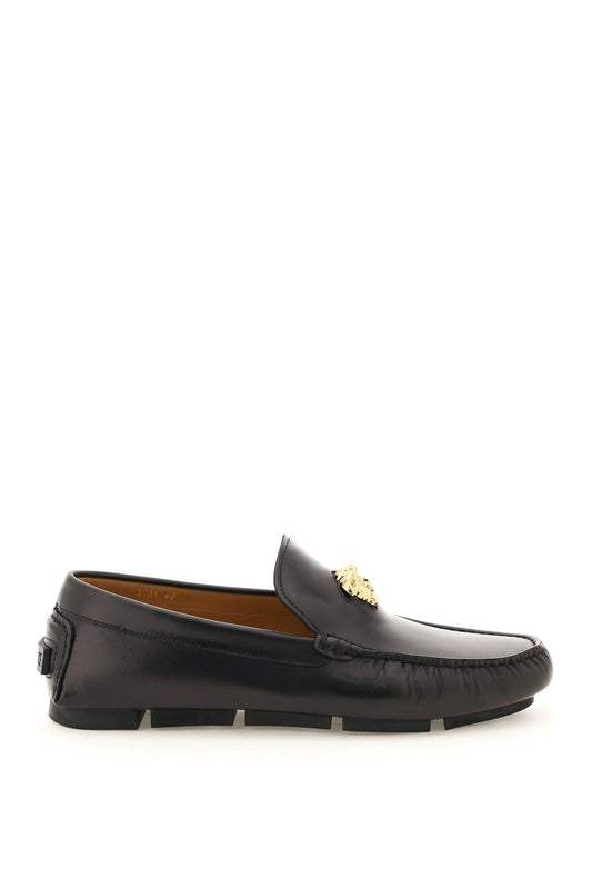 Versace la medusa leather loafers - VivaceVenus