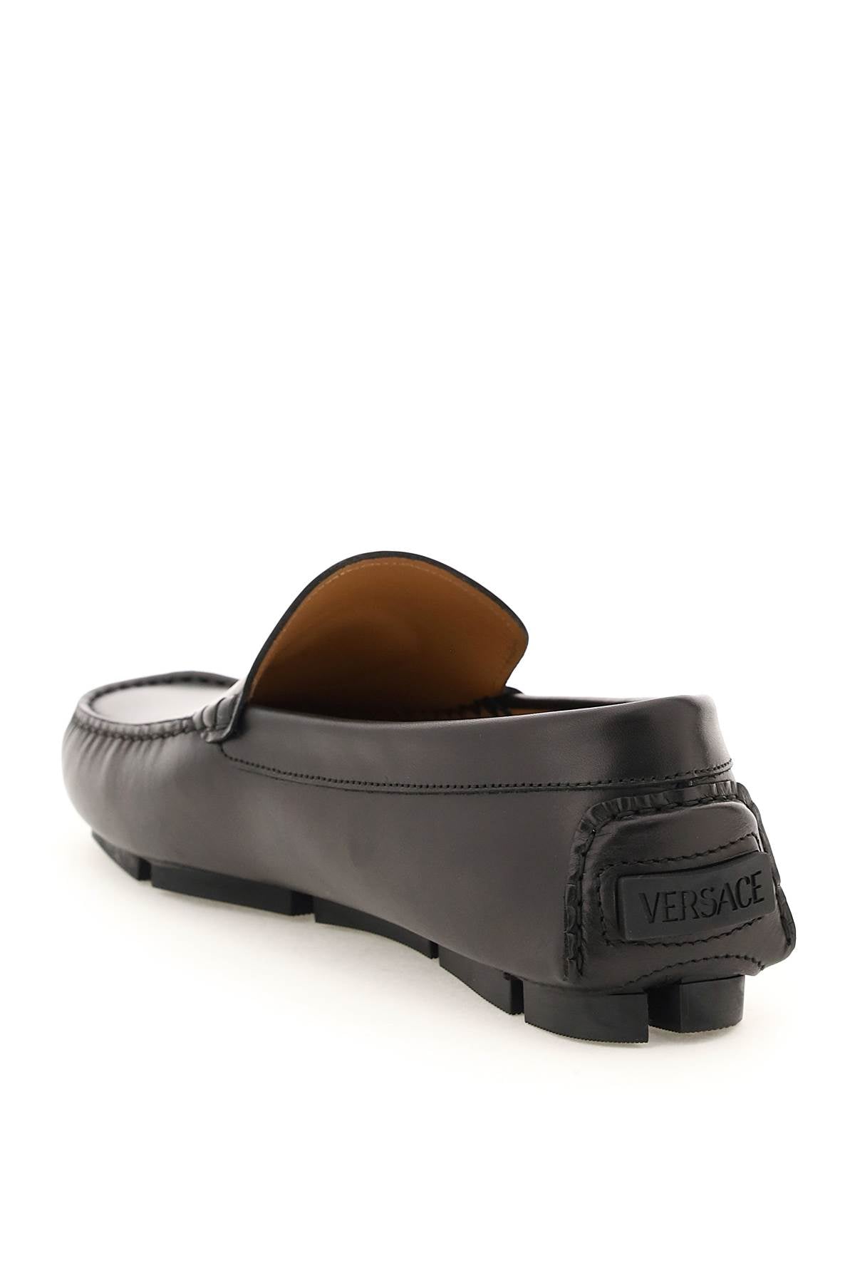 Versace la medusa leather loafers - VivaceVenus