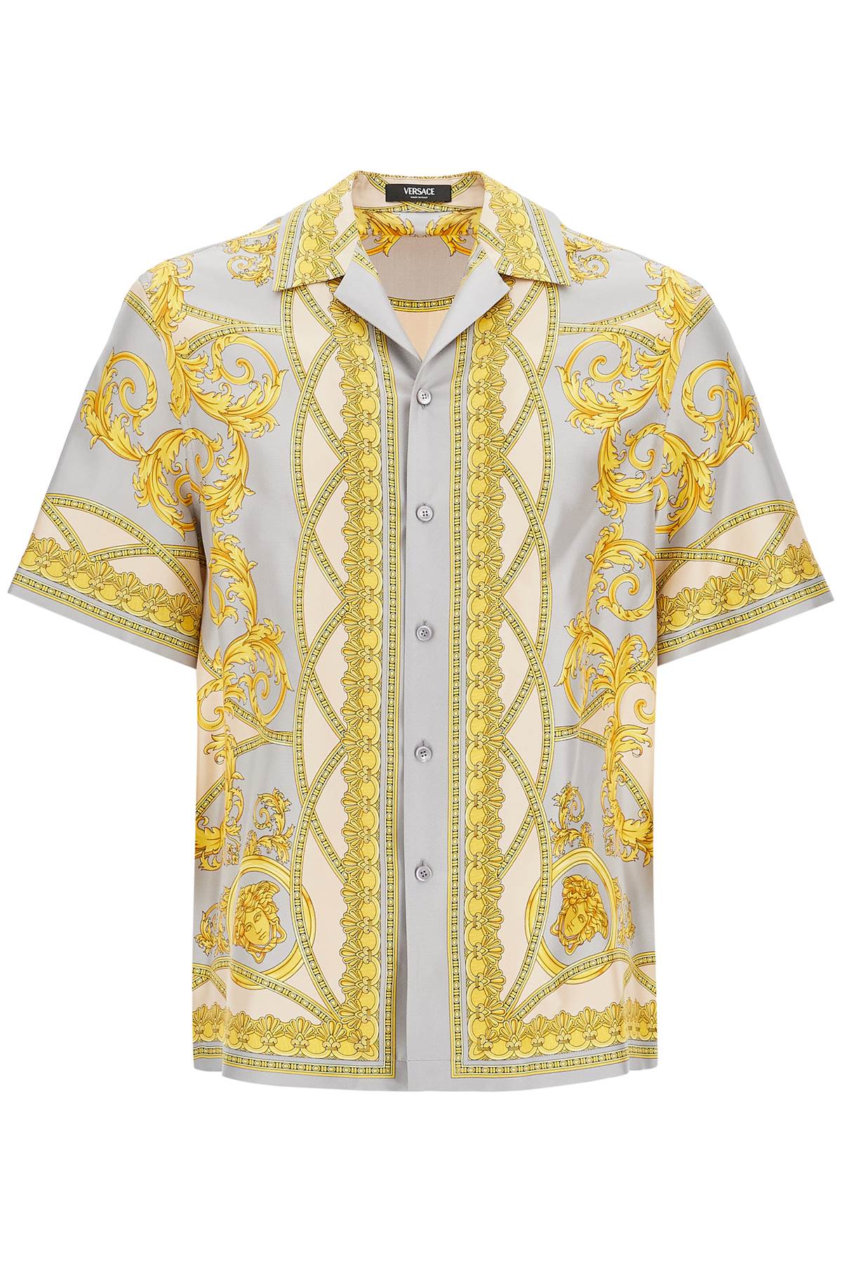 Versace 'printed silk bowling shirt from the gods' collection - VivaceVenus