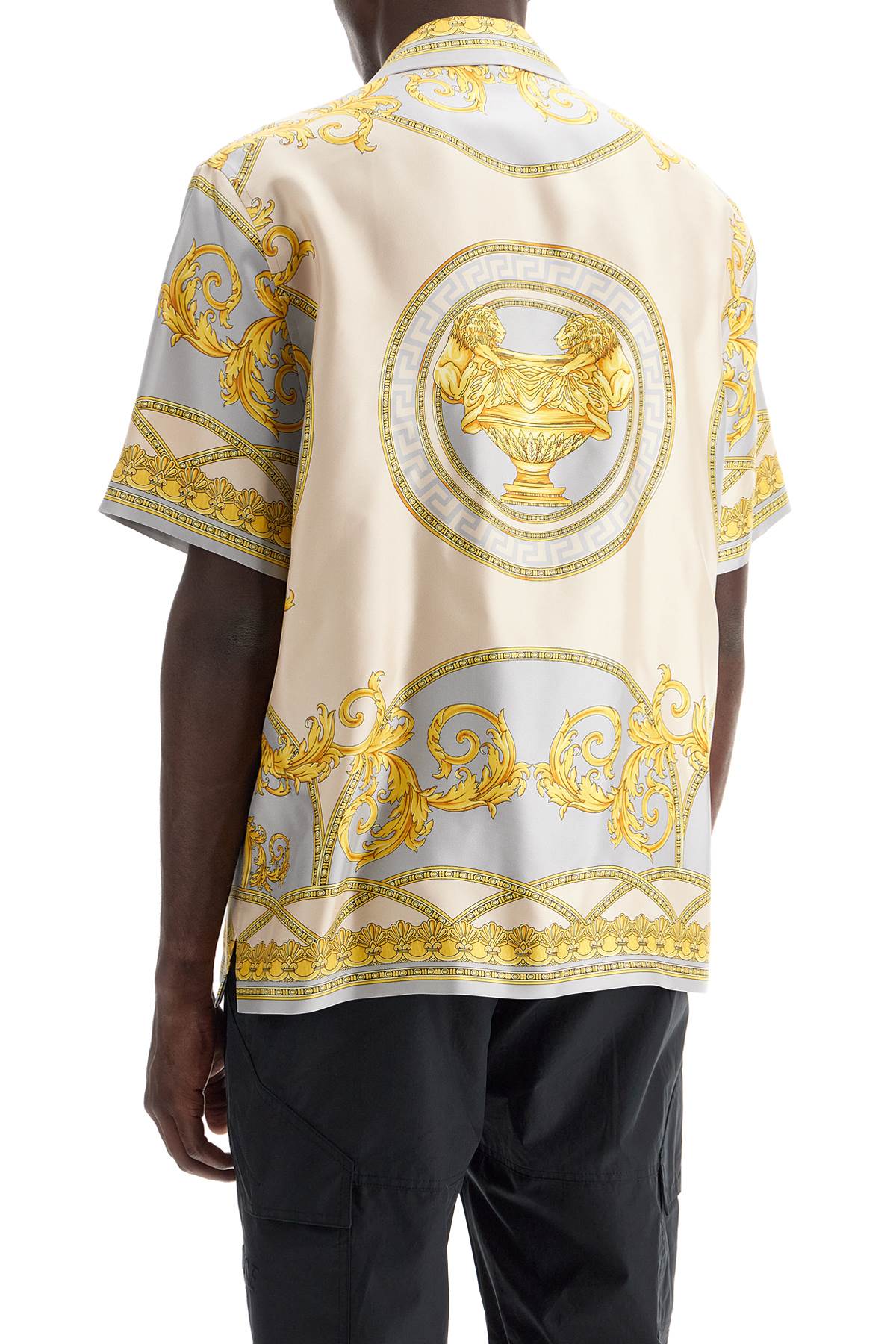 Versace 'printed silk bowling shirt from the gods' collection - VivaceVenus