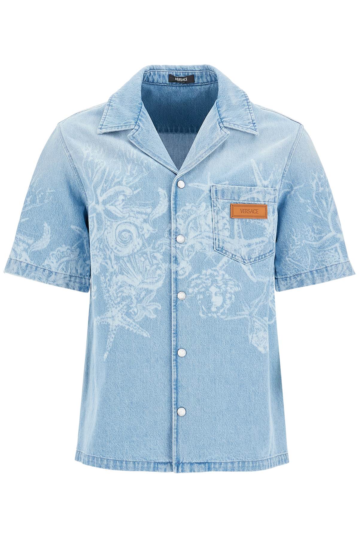 Versace barocco sea denim shirt - VivaceVenus