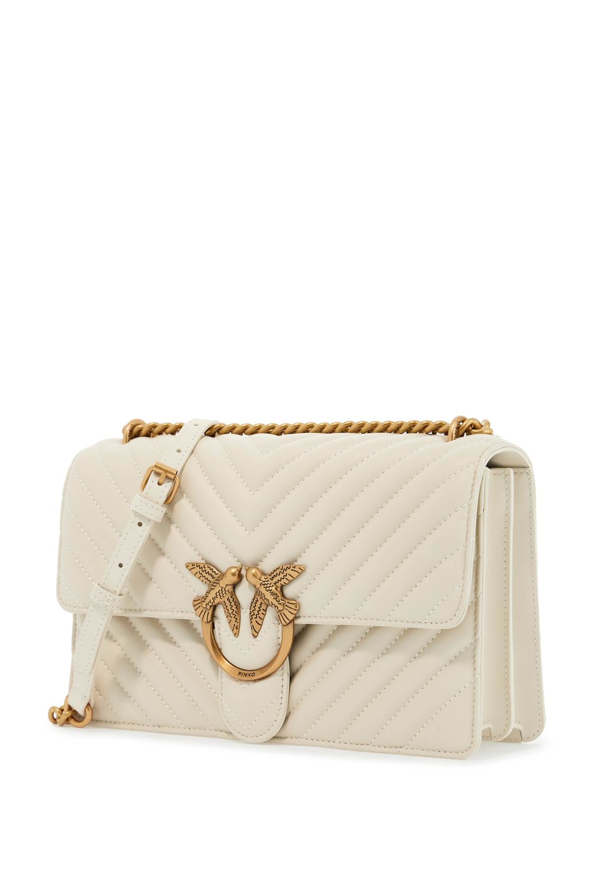 Pinko chevron quilted classic love bag one - VivaceVenus