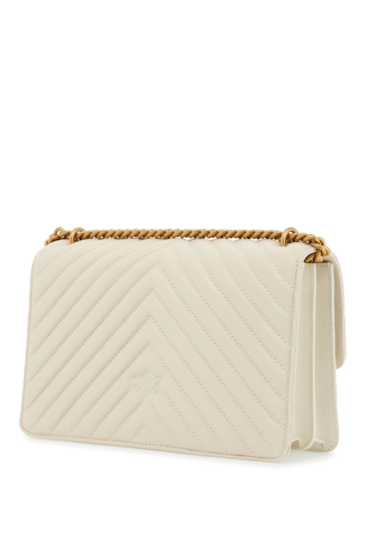 Pinko chevron quilted classic love bag one - VivaceVenus