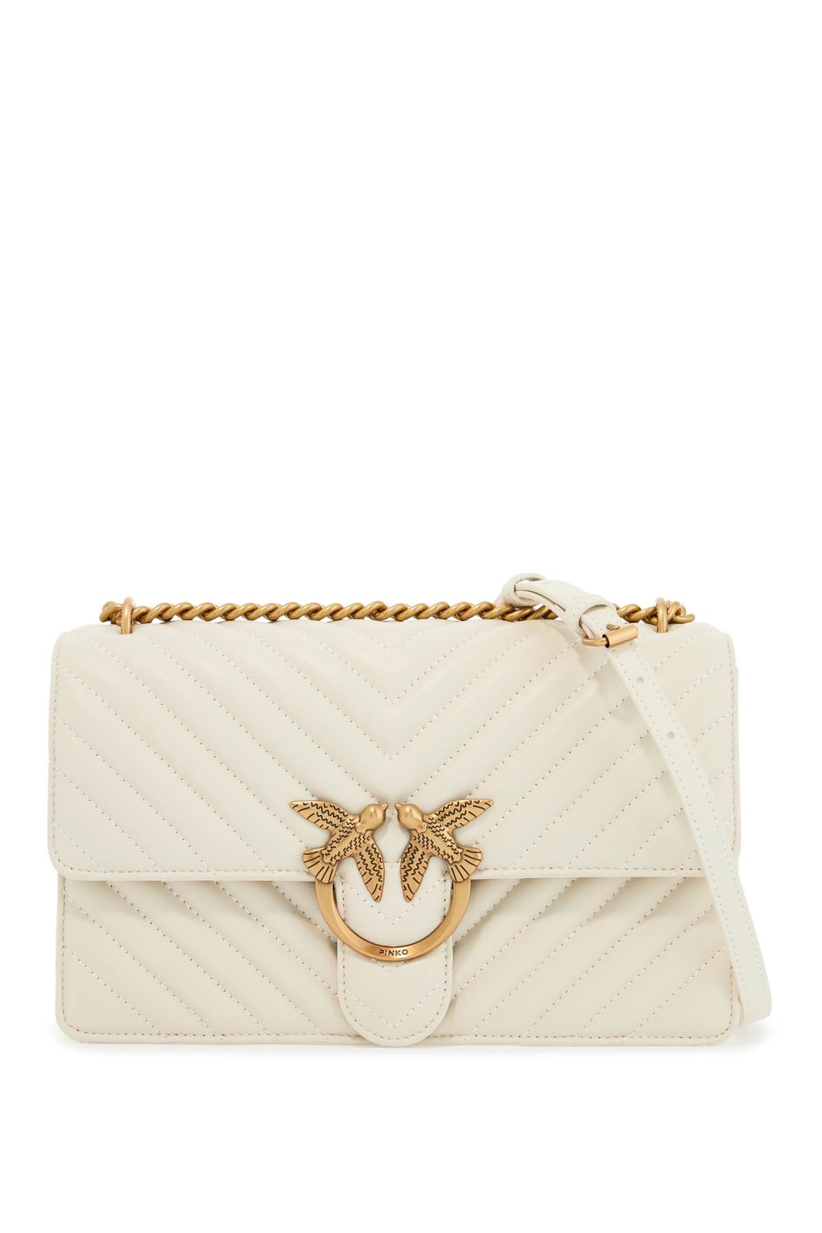 Pinko chevron quilted classic love bag one - VivaceVenus