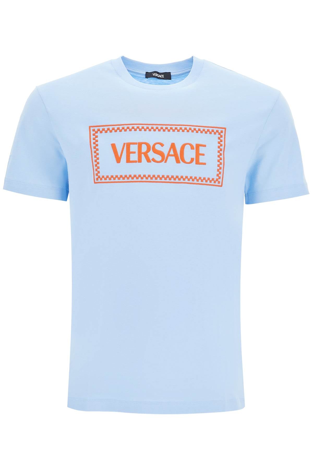 Versace embroidered logo t-shirt - VivaceVenus