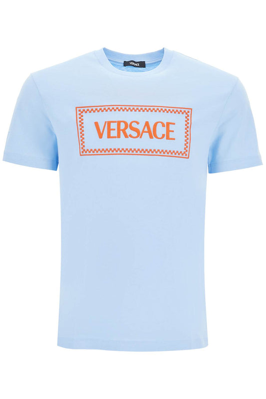 Versace embroidered logo t-shirt - VivaceVenus