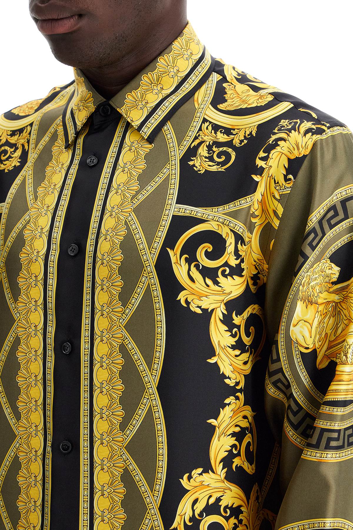 Versace barocco silk shirt - VivaceVenus