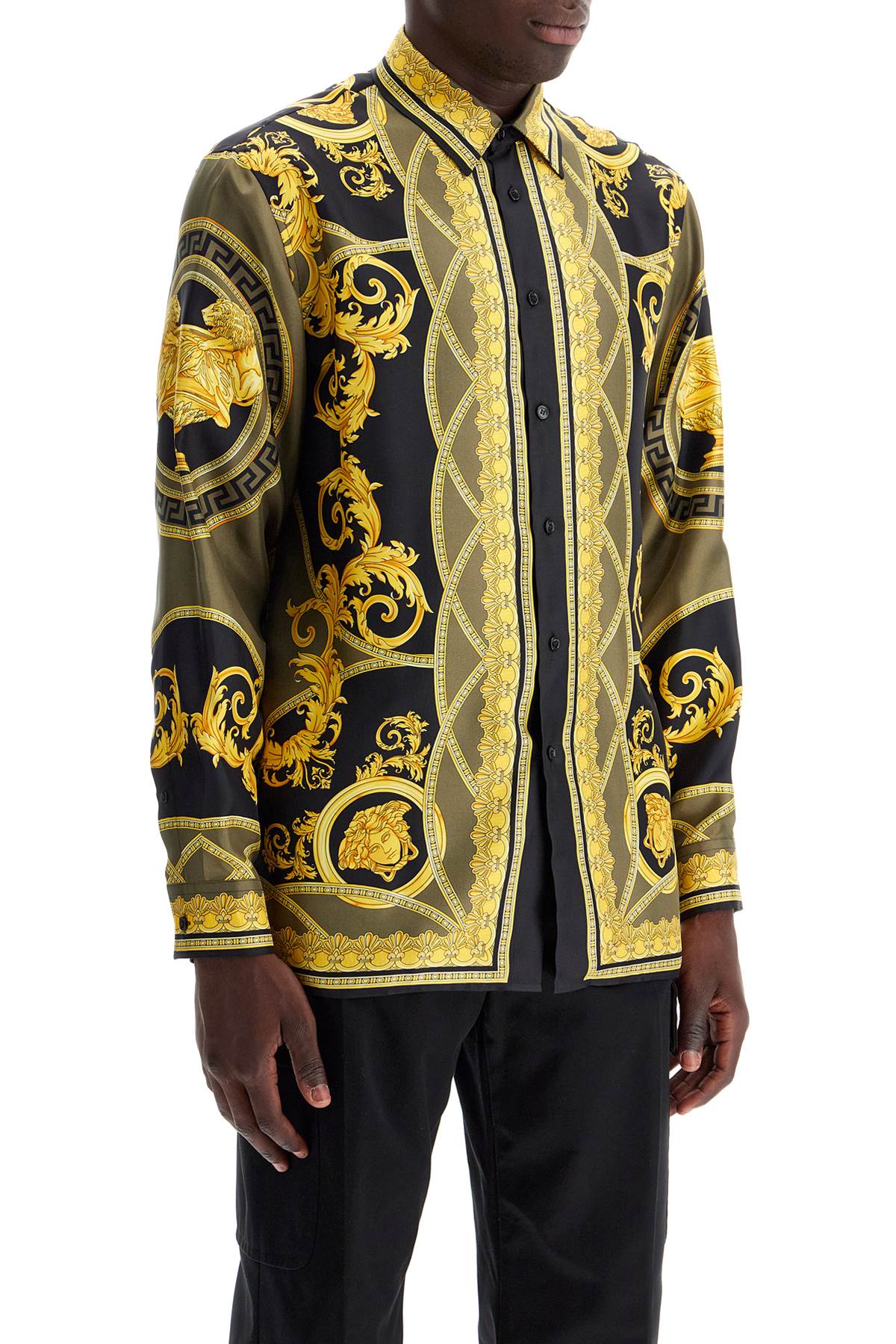 Versace barocco silk shirt - VivaceVenus