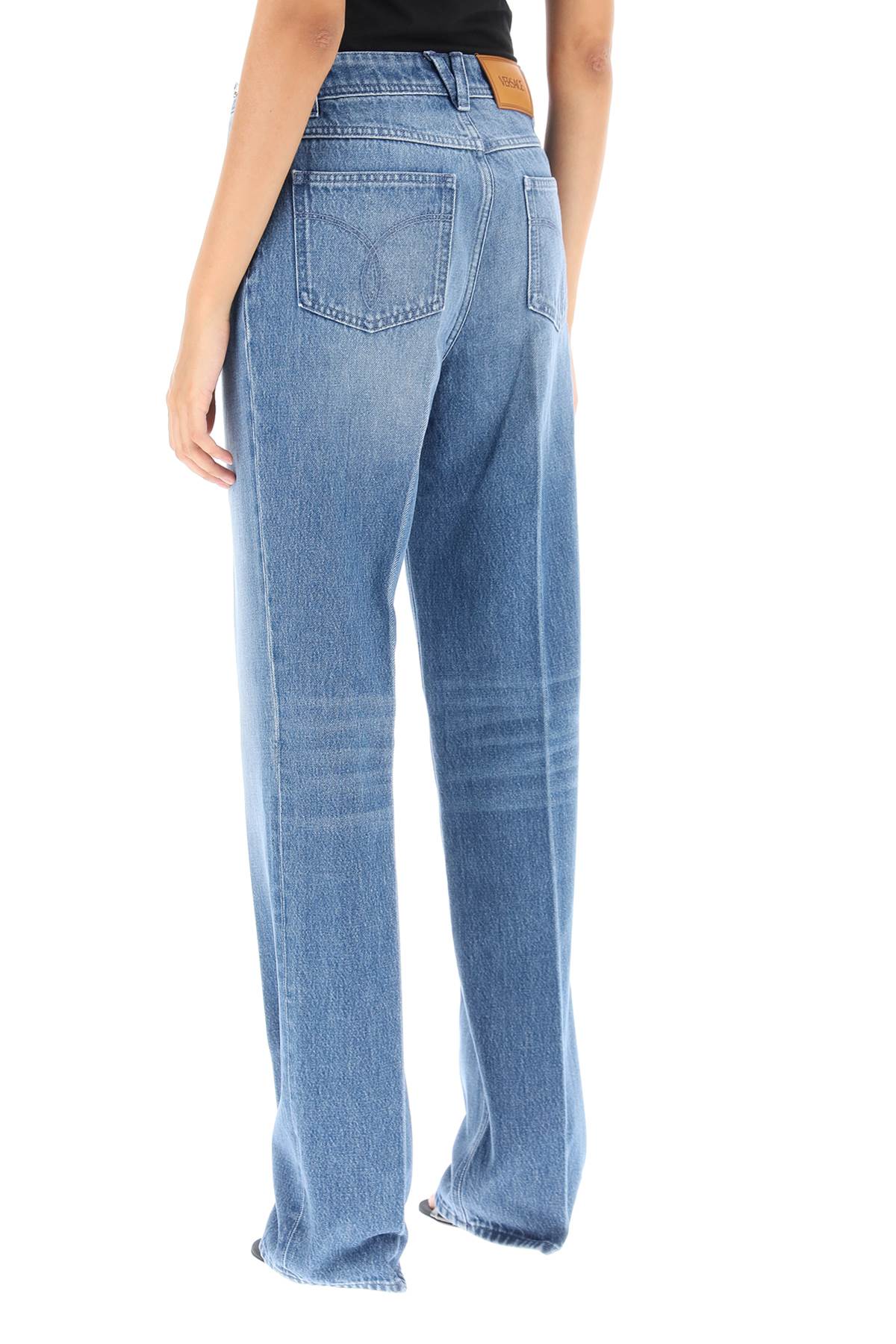 Versace boyfriend jeans with tailored crease - VivaceVenus