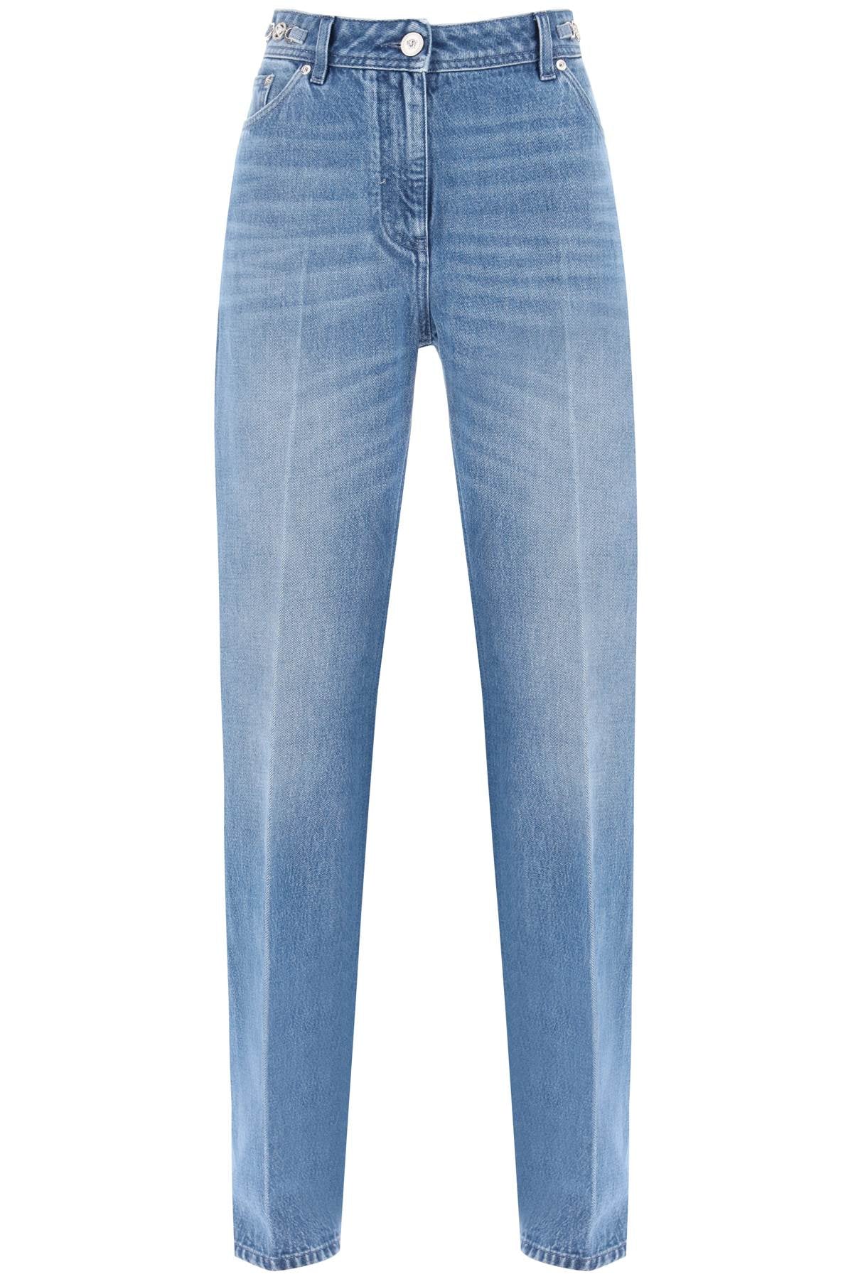 Versace boyfriend jeans with tailored crease - VivaceVenus