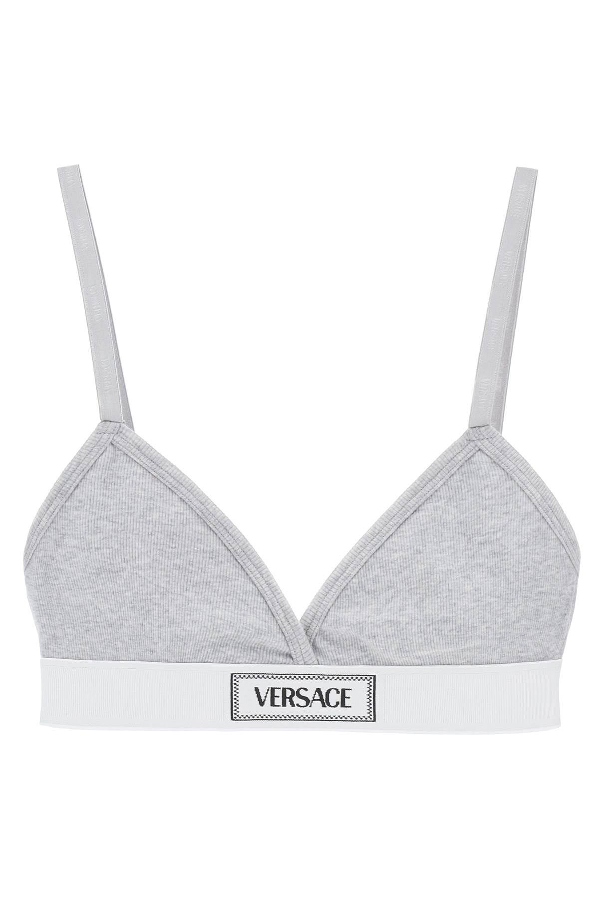 Versace '90s logo ribbed bralette - VivaceVenus