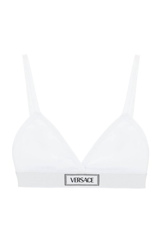 Versace '90s logo ribbed bralette - VivaceVenus