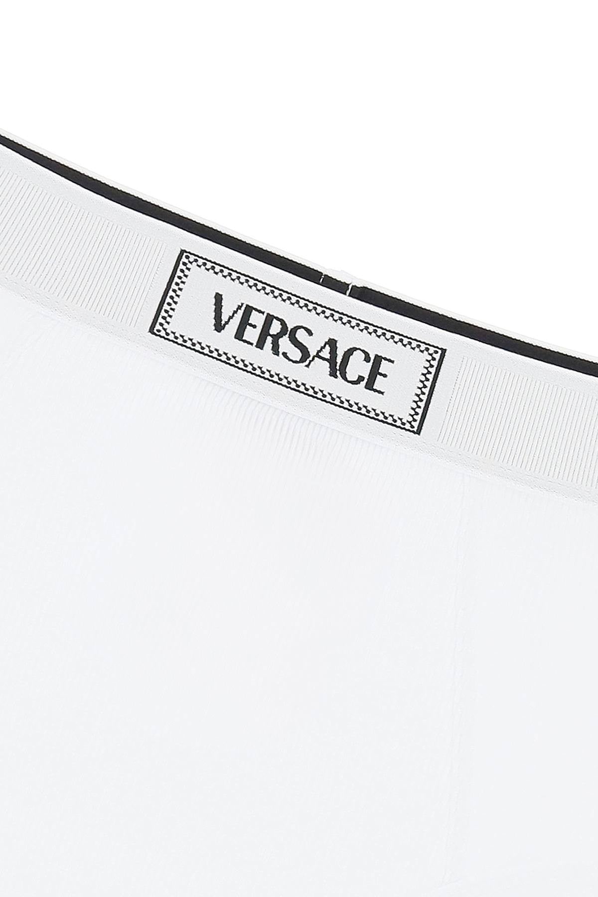 Versace ribbed briefs with '90s logo - VivaceVenus