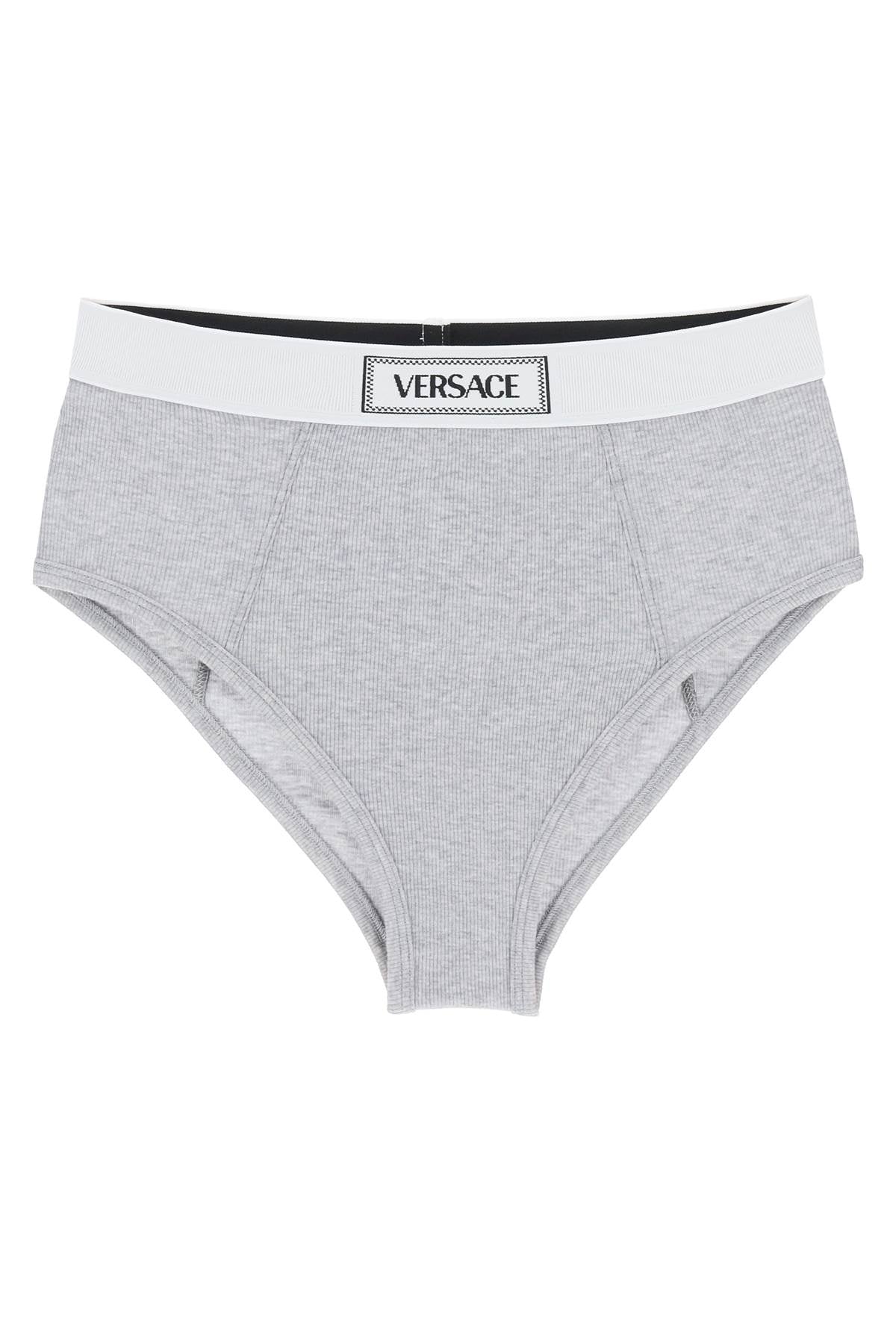 Versace ribbed briefs with '90s logo - VivaceVenus