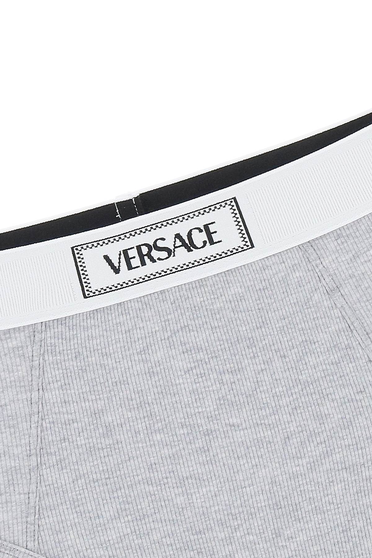 Versace ribbed briefs with '90s logo - VivaceVenus