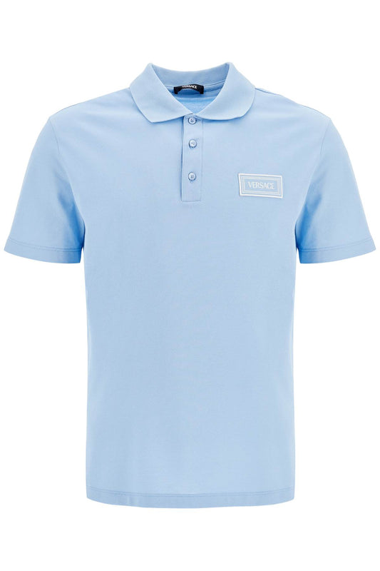 Versace short-sleeved polo shirt with logo - VivaceVenus