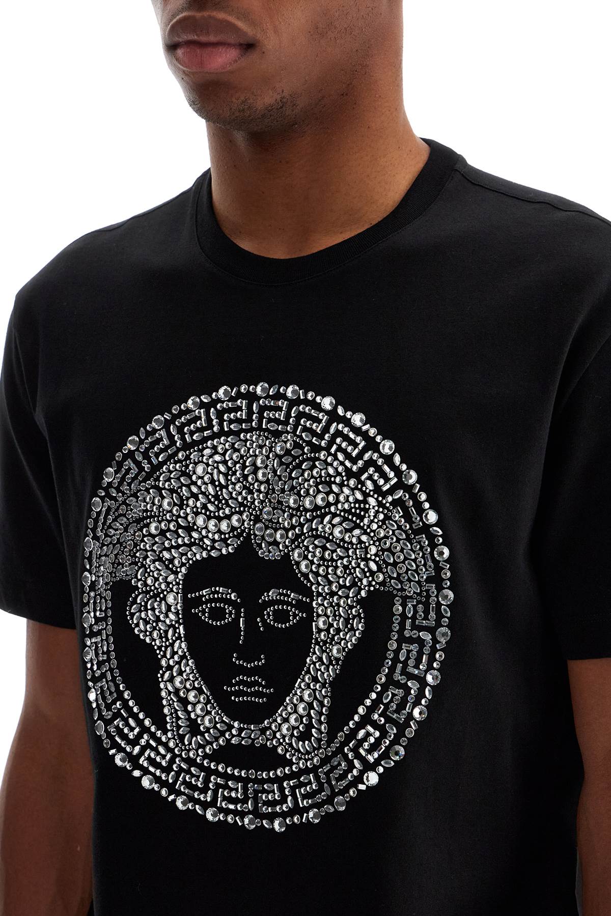 Versace medusa crystal embellished t - VivaceVenus