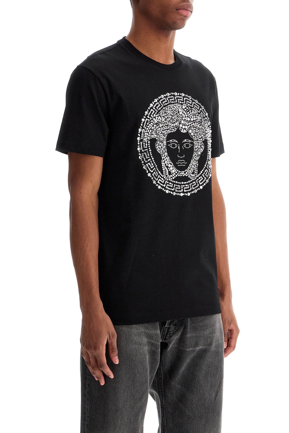 Versace medusa crystal embellished t - VivaceVenus