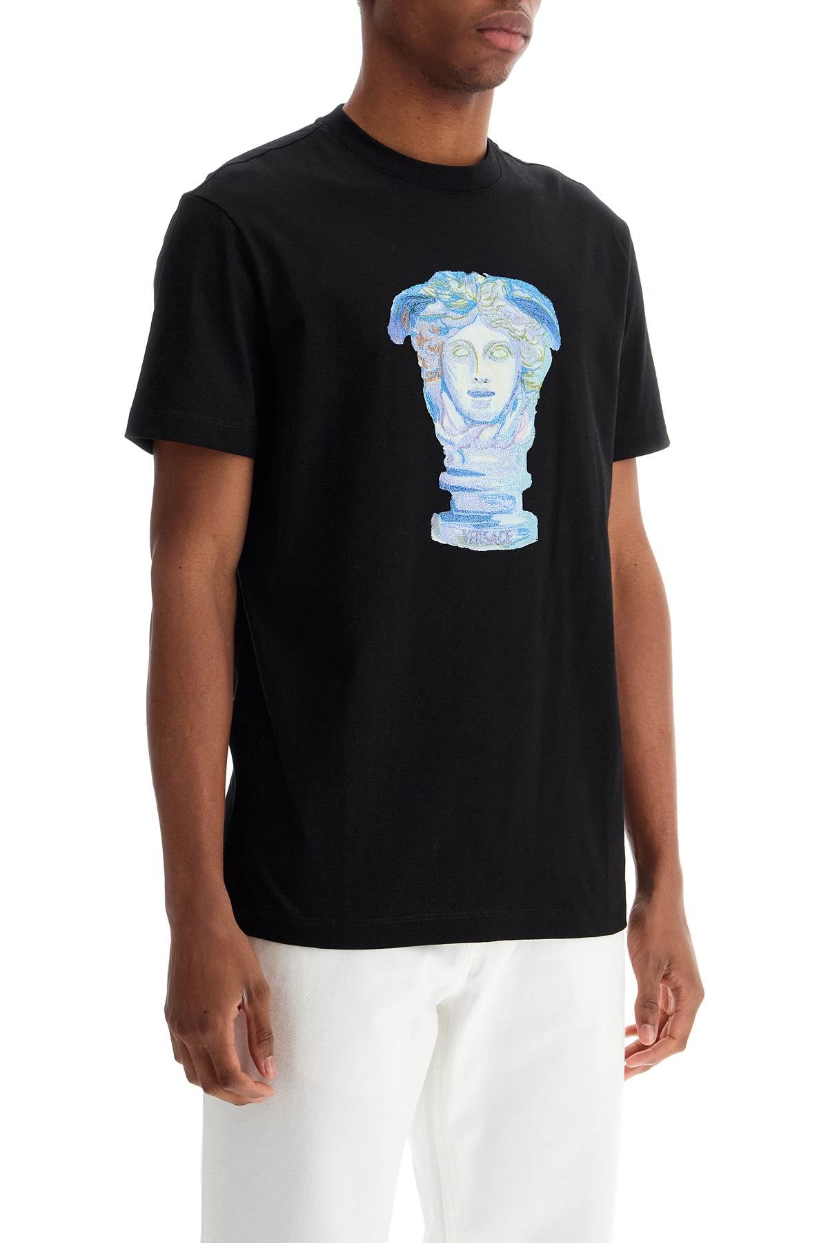 Versace 'medusa gallery embroidered t-shirt - VivaceVenus