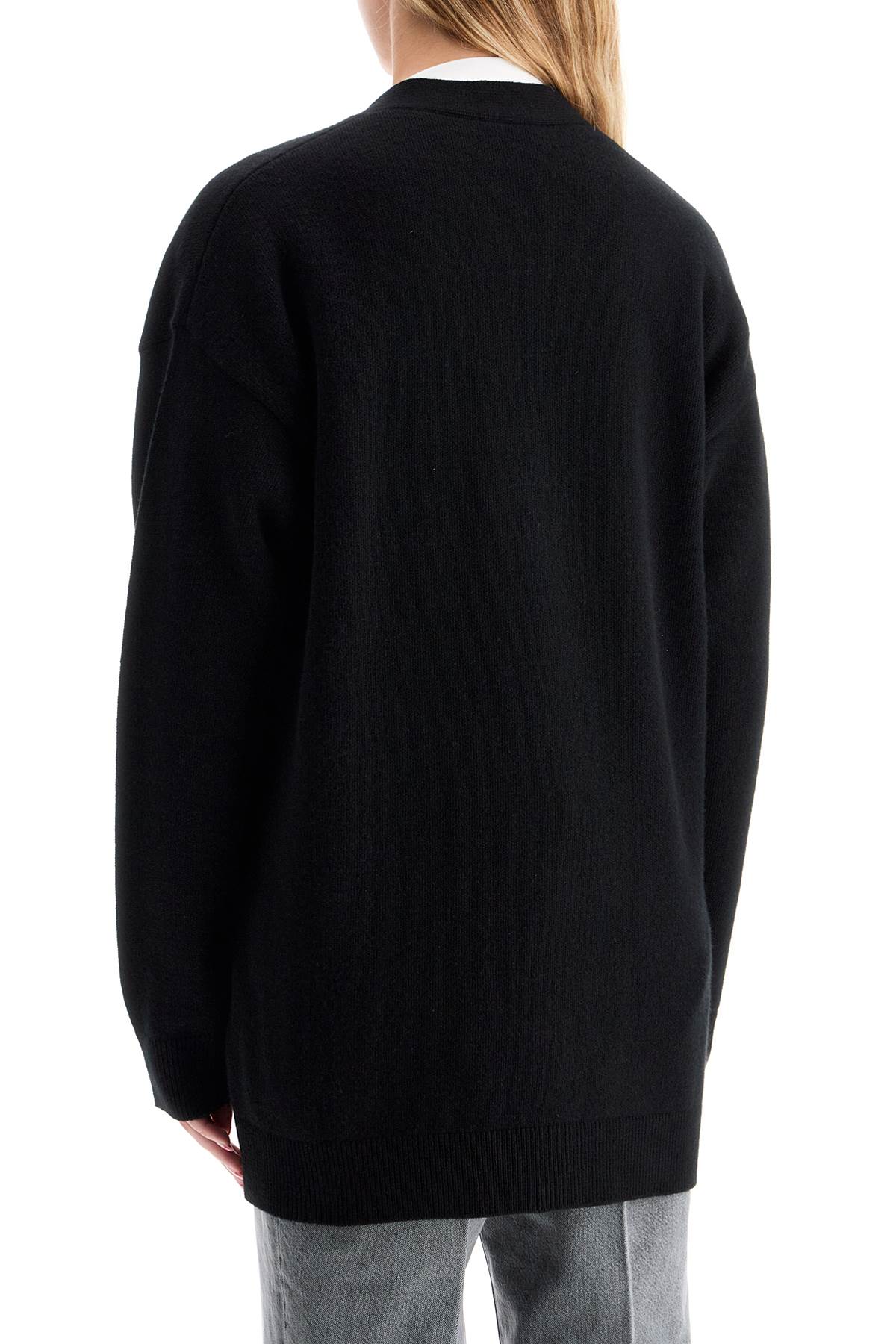 Versace boxy wool and cashmere cardigan - VivaceVenus