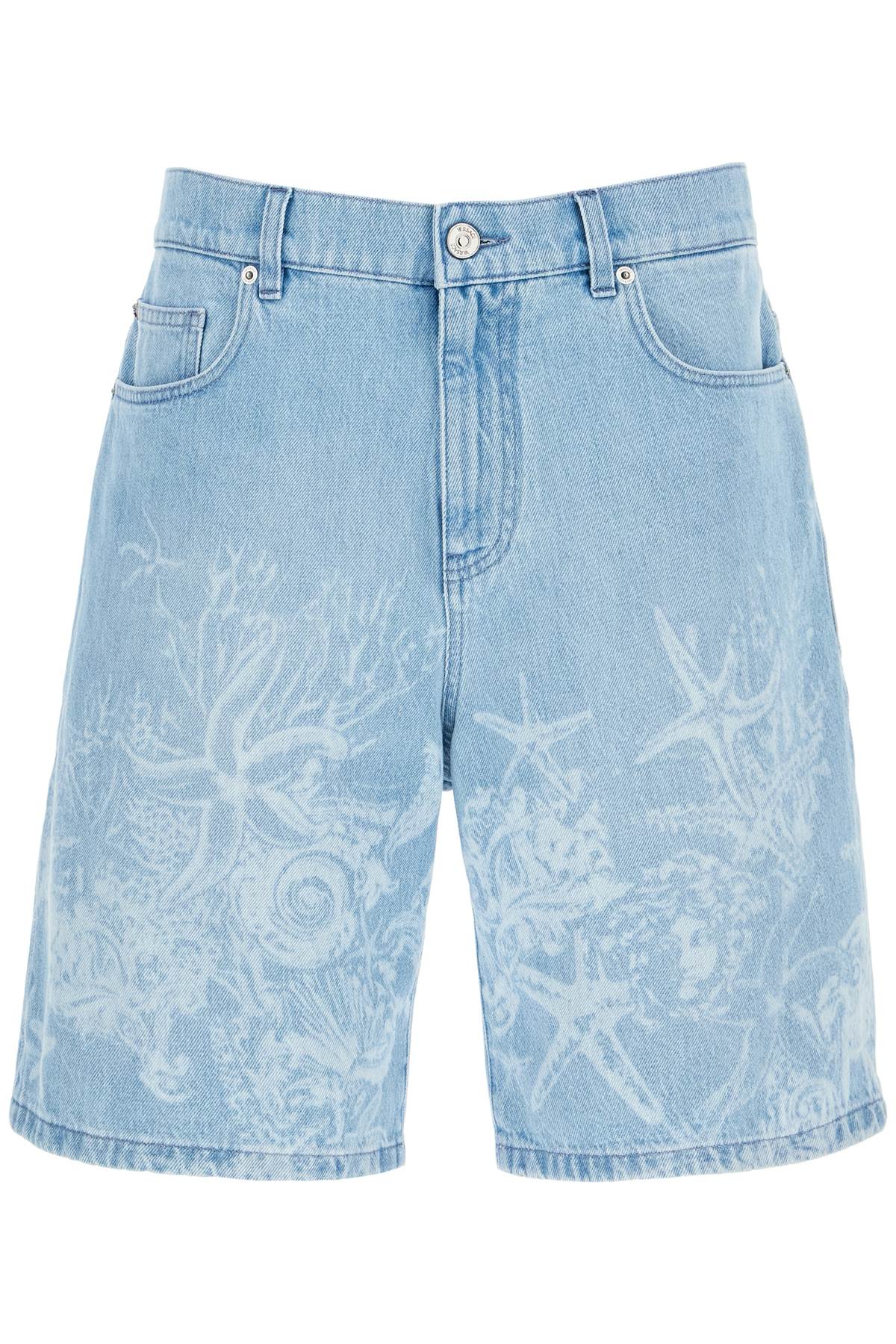 Versace "baroque sea denim lasered