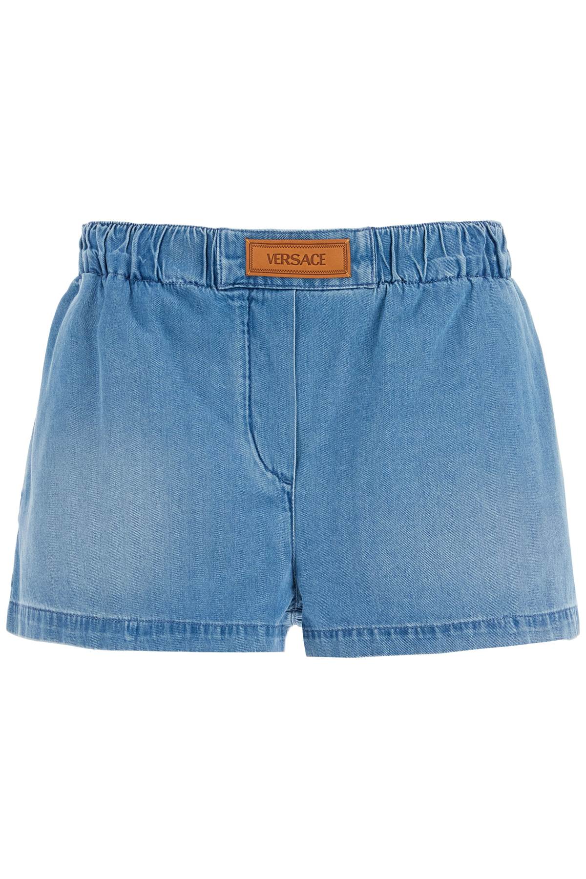 Versace lightweight denim shorts for men - VivaceVenus