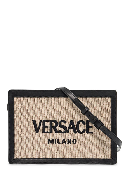 Versace raffia pouch for - VivaceVenus