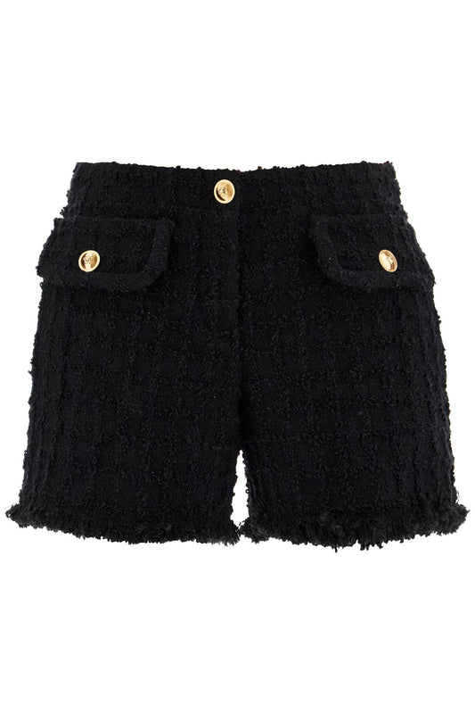 Versace "heritage tweed mini shorts