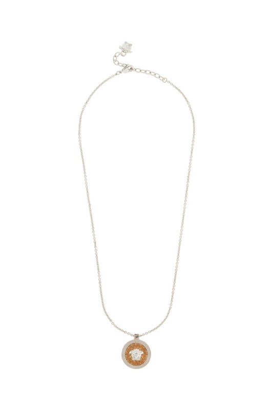 Versace ic crystal necklace with pendant and chain - VivaceVenus