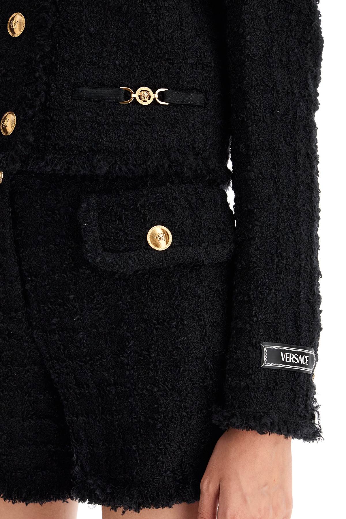 Versace short tweed heritage jacket - VivaceVenus