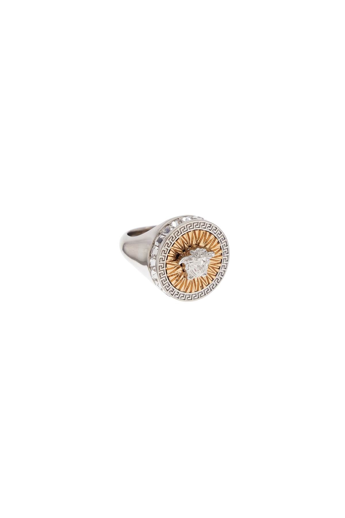 Versace icon ring with crystals - VivaceVenus