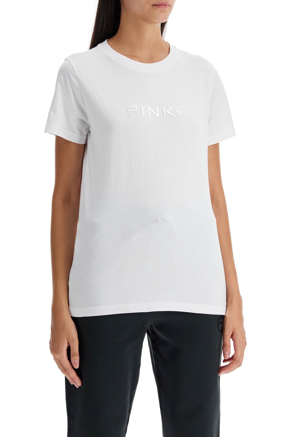 Pinko short-sleeved t-shirt with logo - VivaceVenus