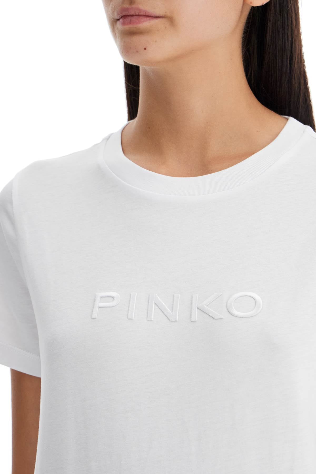 Pinko short-sleeved t-shirt with logo - VivaceVenus