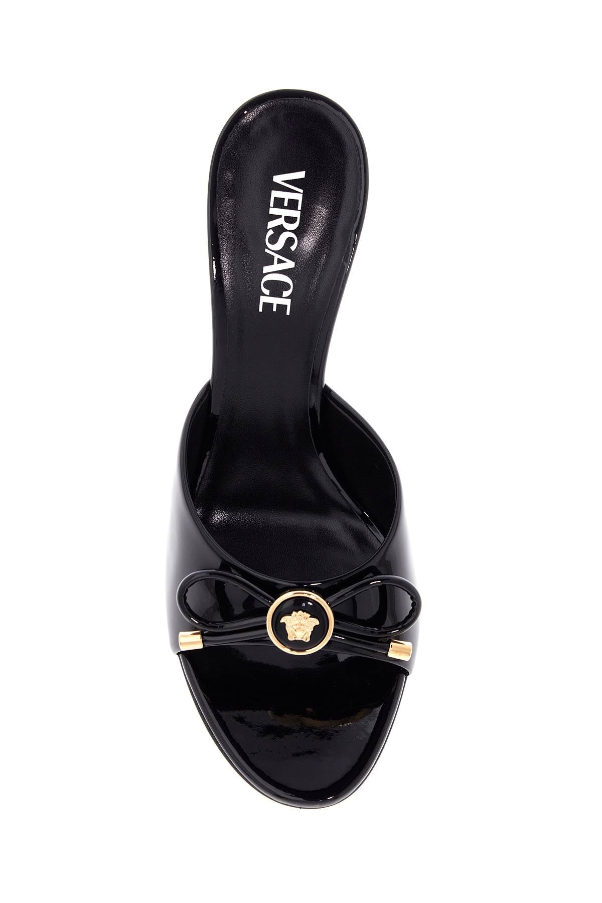 Versace 'opera bow patent leather mules - VivaceVenus