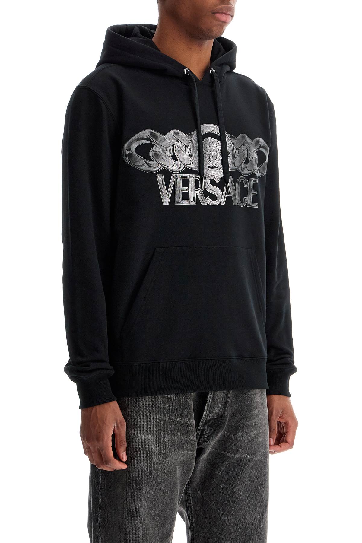 Versace 'hooded sweatshirt with medusa - VivaceVenus