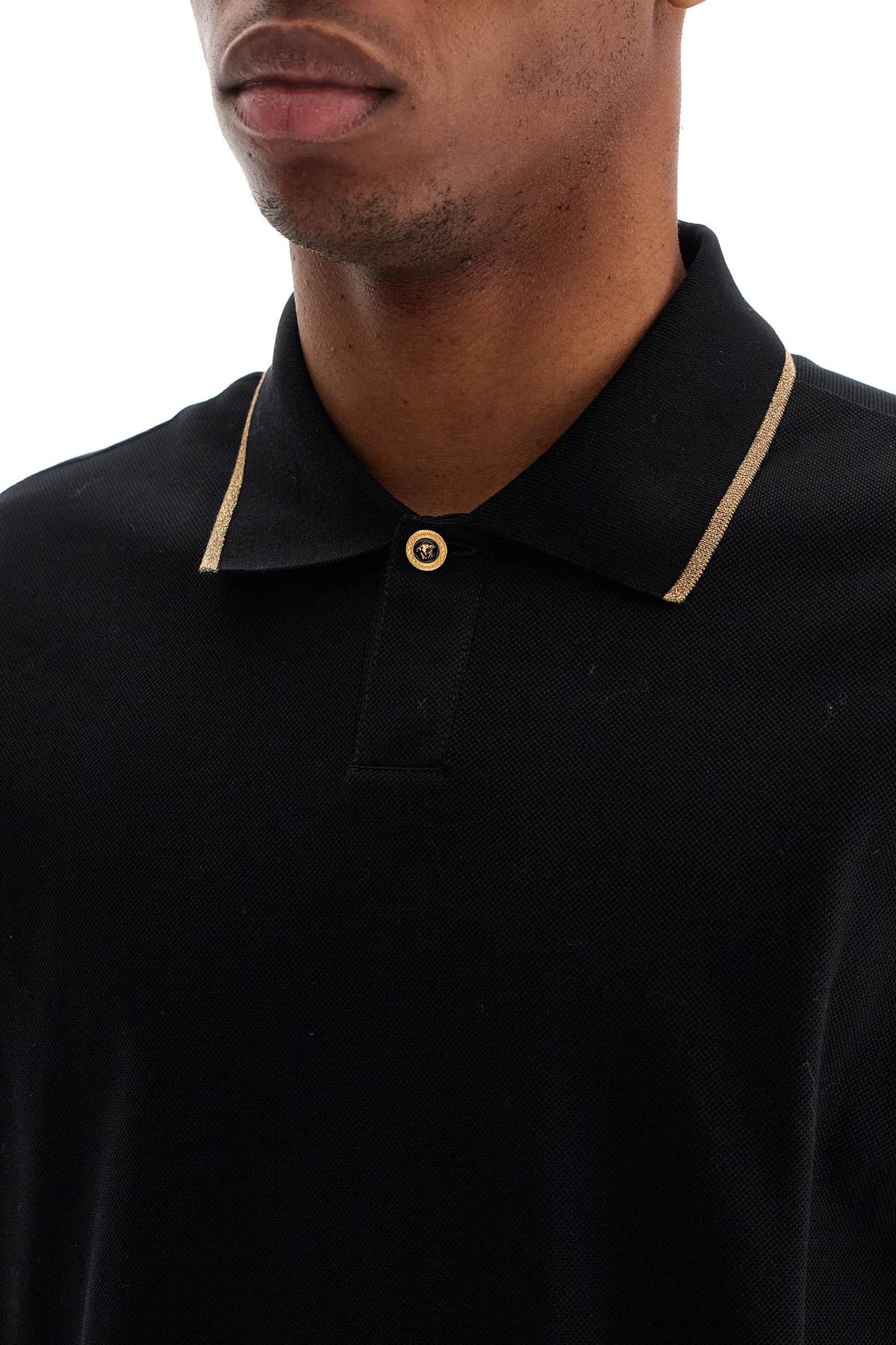 Versace cotton piquã© polo shirt - VivaceVenus