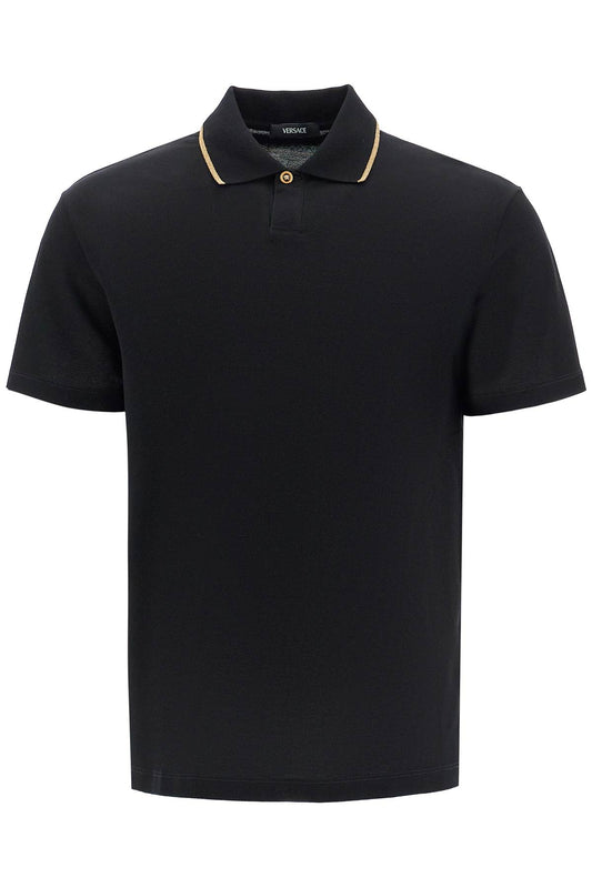 Versace cotton piquã© polo shirt - VivaceVenus