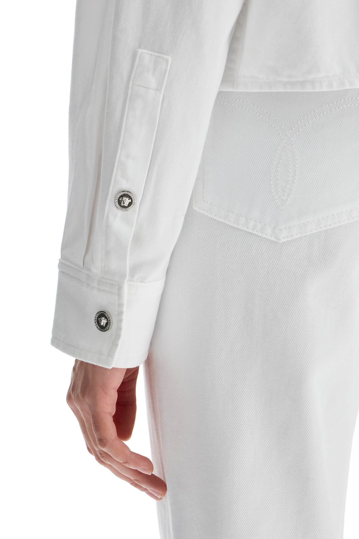 Versace short boxy shirt - VivaceVenus