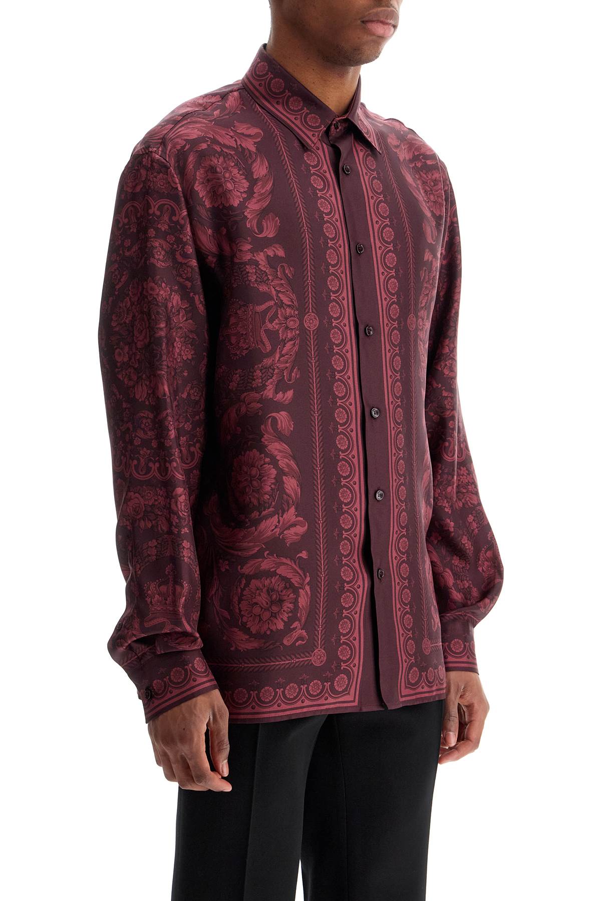 Versace baroque silk shirt - VivaceVenus