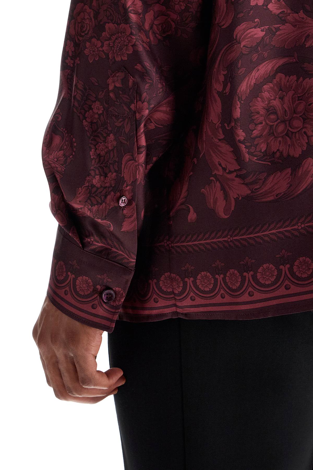 Versace baroque silk shirt - VivaceVenus