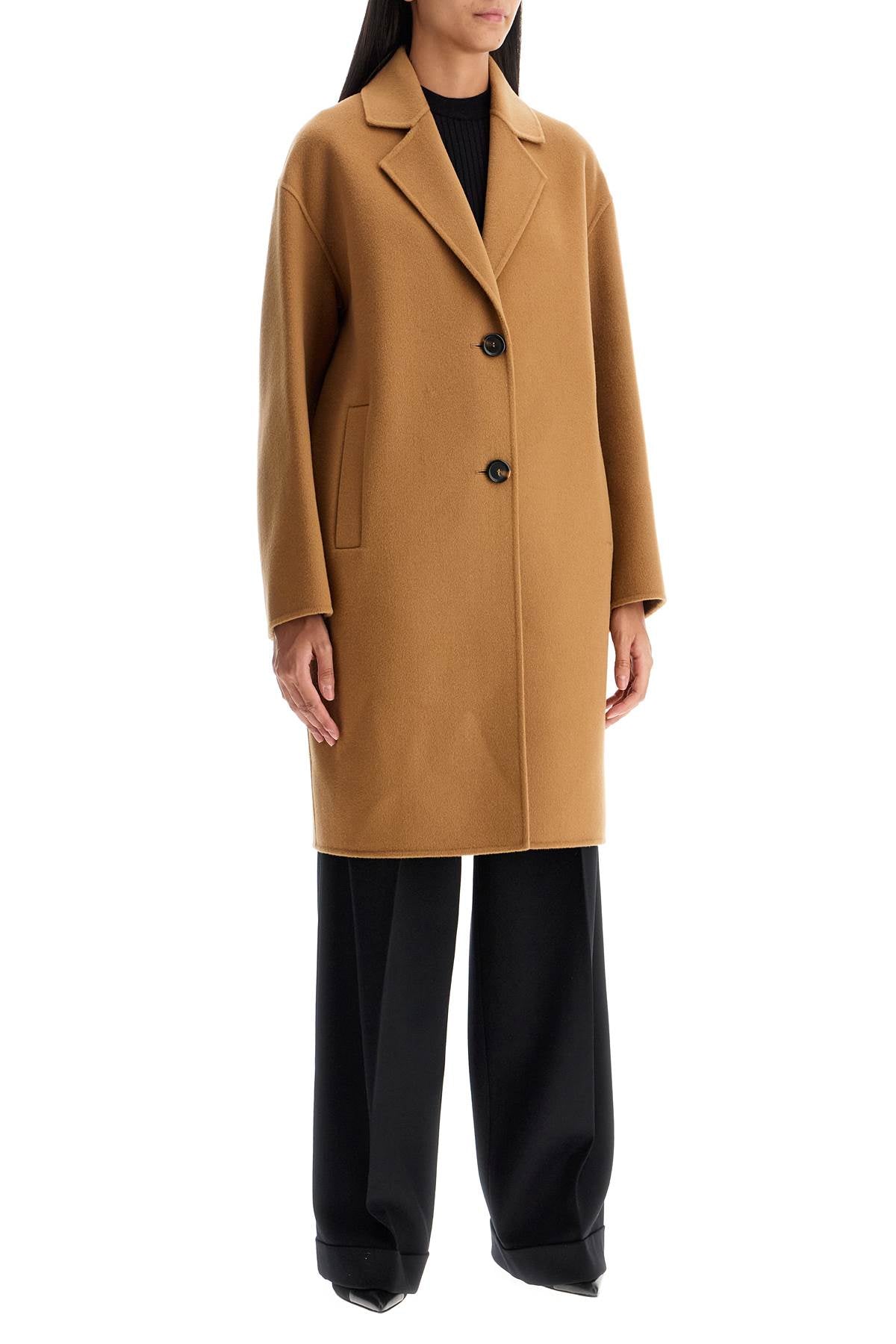 Pinko double wool coat with screwdriver design - VivaceVenus