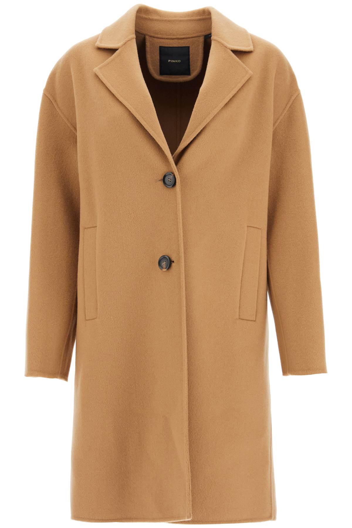 Pinko double wool coat with screwdriver design - VivaceVenus