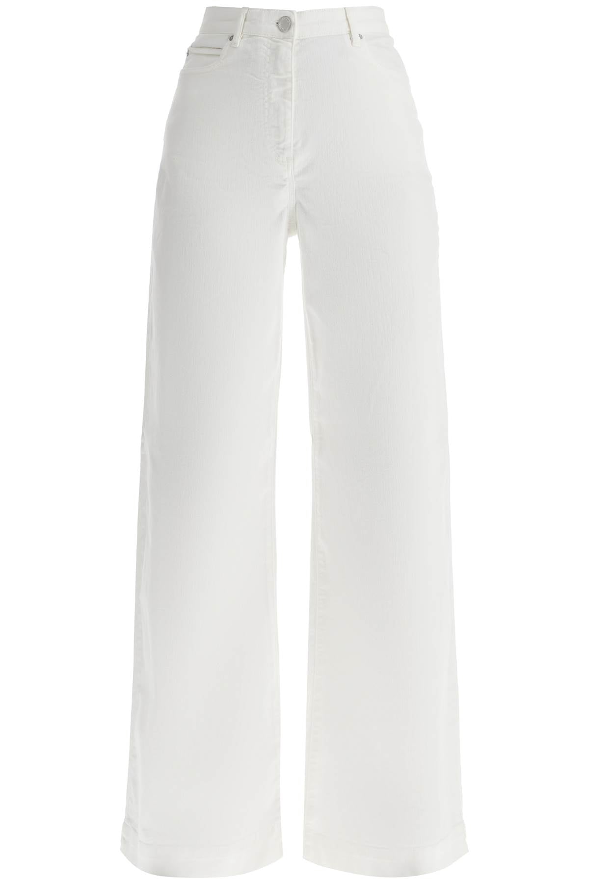 Pinko wide leg twill trousers in italian - VivaceVenus