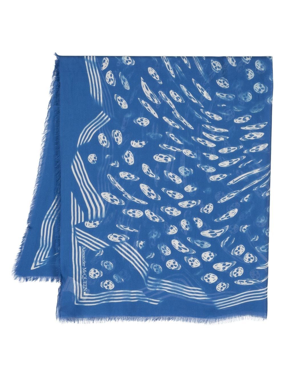 Alexander McQueen Scarfs Blue - VivaceVenus