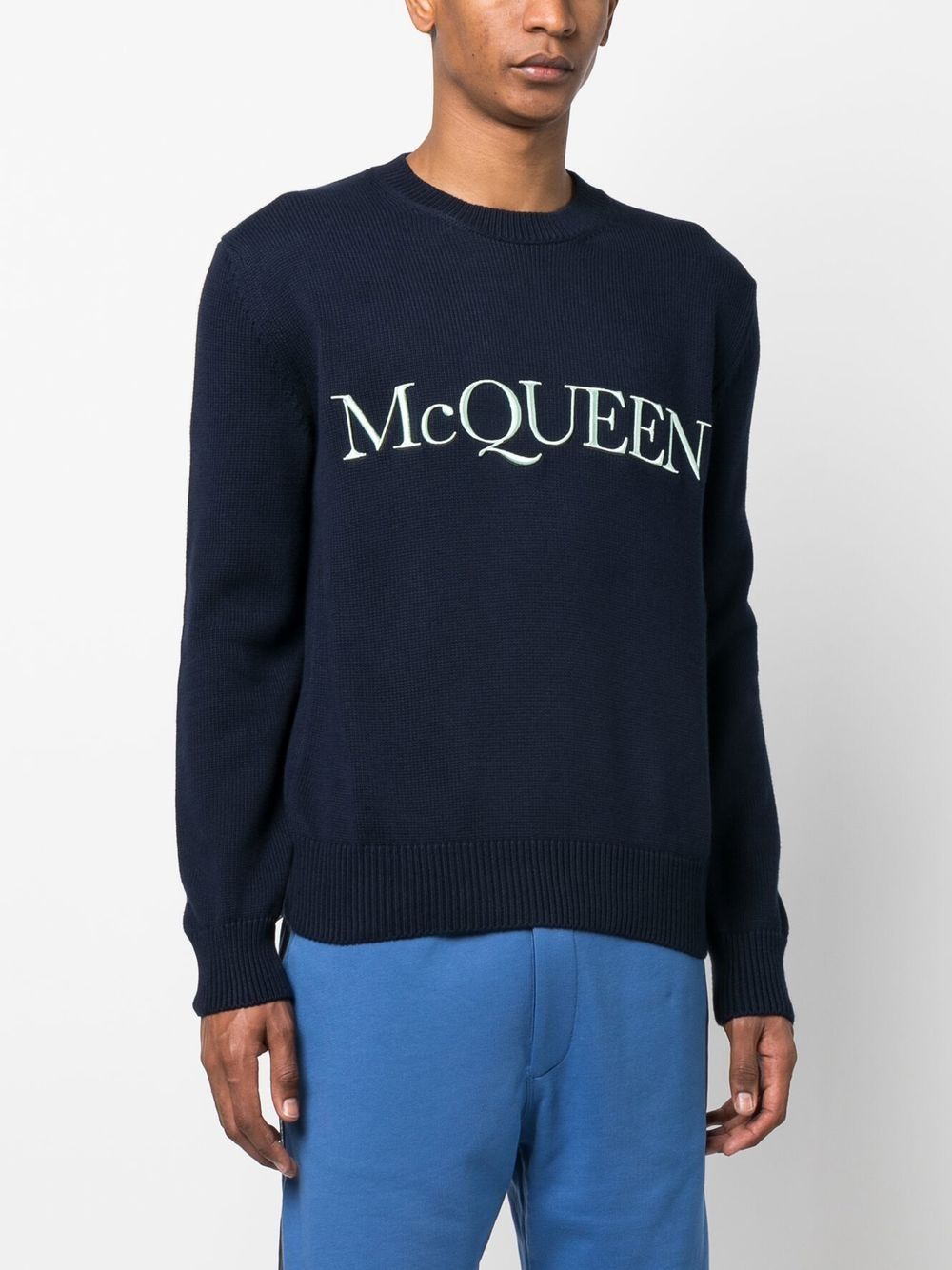 Alexander McQueen Sweaters Blue - VivaceVenus