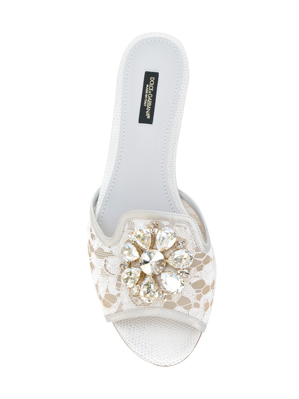 Dolce & Gabbana Sandals Light Grey - VivaceVenus